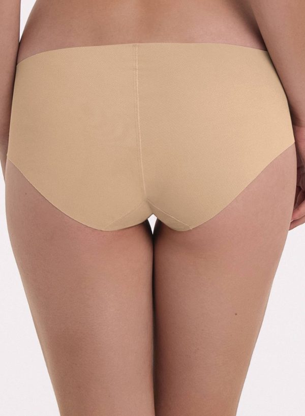 Anita Active Pocket Panty Hipster, Deep Sand, Back View