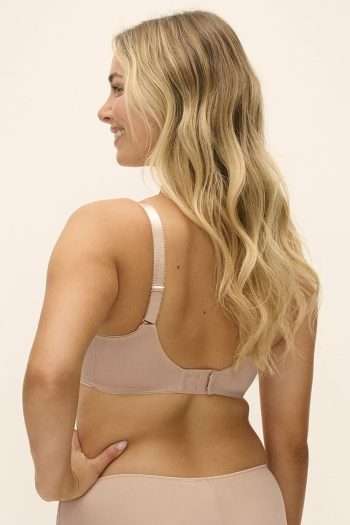 Fantasie Envisage UW Full Cup Side Support Bra, Natural Beige, Back View