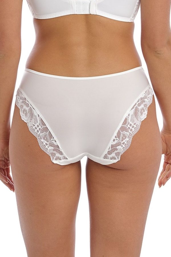 Fantasie Reflect Brief, White, Back View