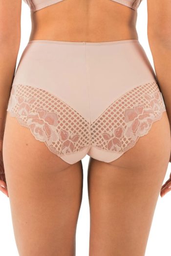 Fantasie Reflect High Waist Brief, Natural Beige, Back View