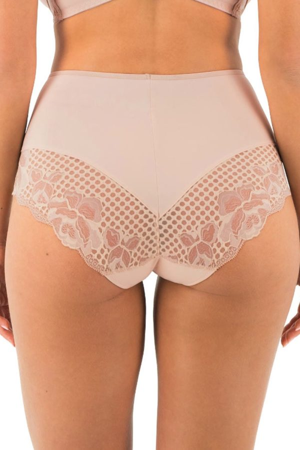 Fantasie Reflect High Waist Brief, Natural Beige, Back View