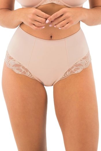 Fantasie Reflect High Waist Brief, Natural Beige, Front View
