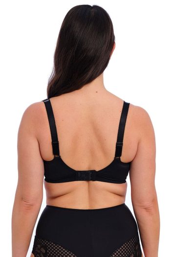 Fantasie Reflect Moulded Spacer Bra, Black, Back View