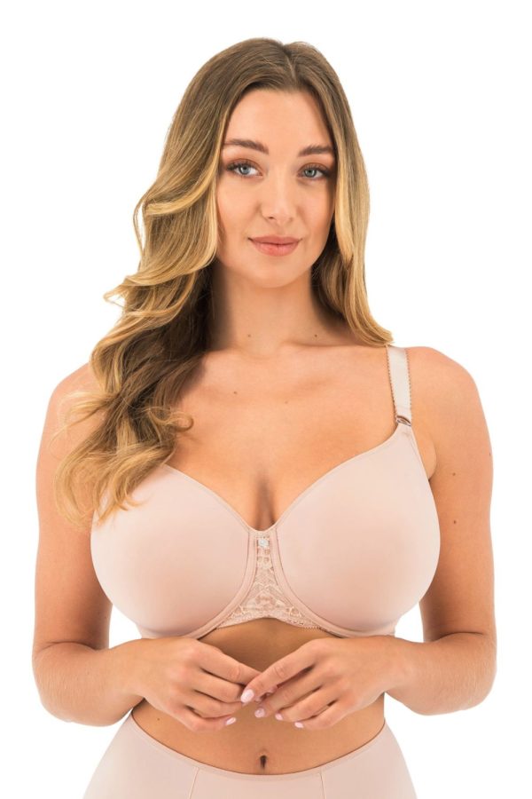 Fantasie Reflect Moulded Spacer Bra, Natural Beige, Front View