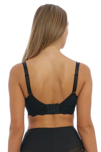 Fantasie Reflect Side Support Bra, Black, Back View