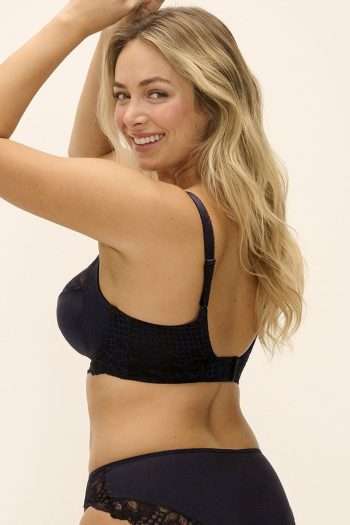 Fantasie Reflect Side Support Bra, Black, Back View