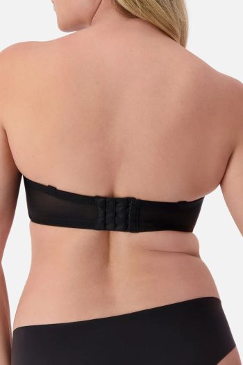Triumph Beautiful Silhouette Strapless Bra, Black, Strapless Back View