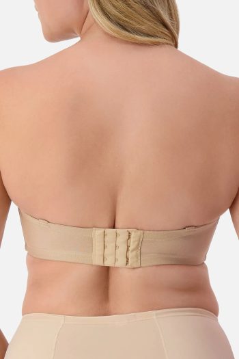 Triumph Beautiful Silhouette Strapless Bra, Nude, Strapless Back View