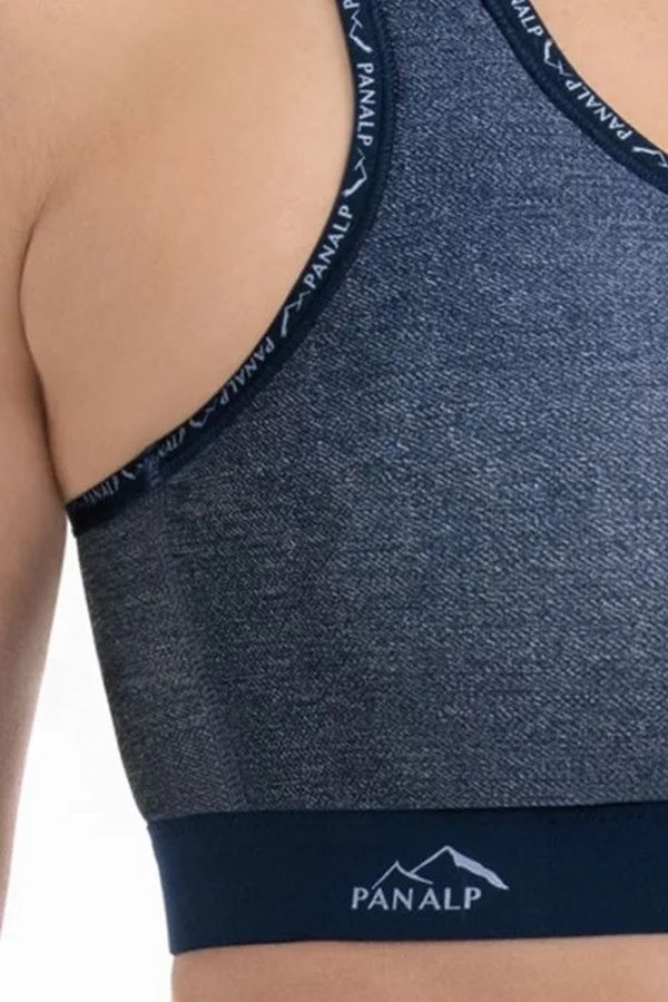 Anita Active PanAlp Delta Top Sports Bra, Jeans, Detail View