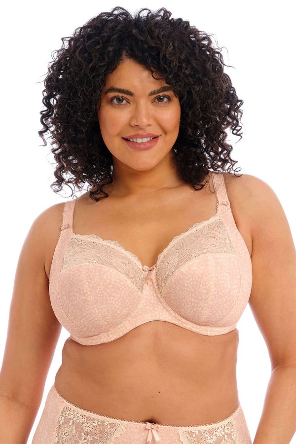 Elomi Morgan Banded Bra, Cameo Rose, Front View