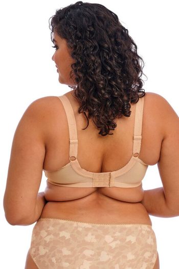 Elomi Morgan Banded Bra, Toasted Almond, Back View