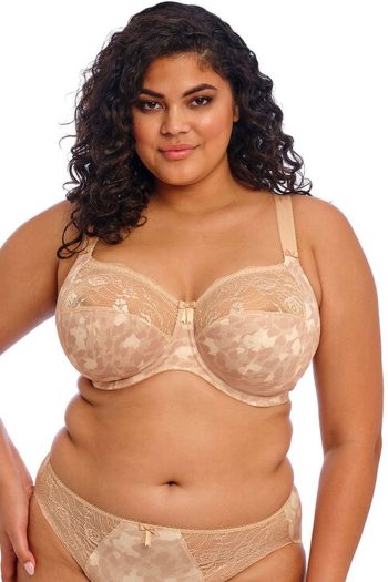 Elomi Morgan Banded Bra, Toasted Almond, Front View