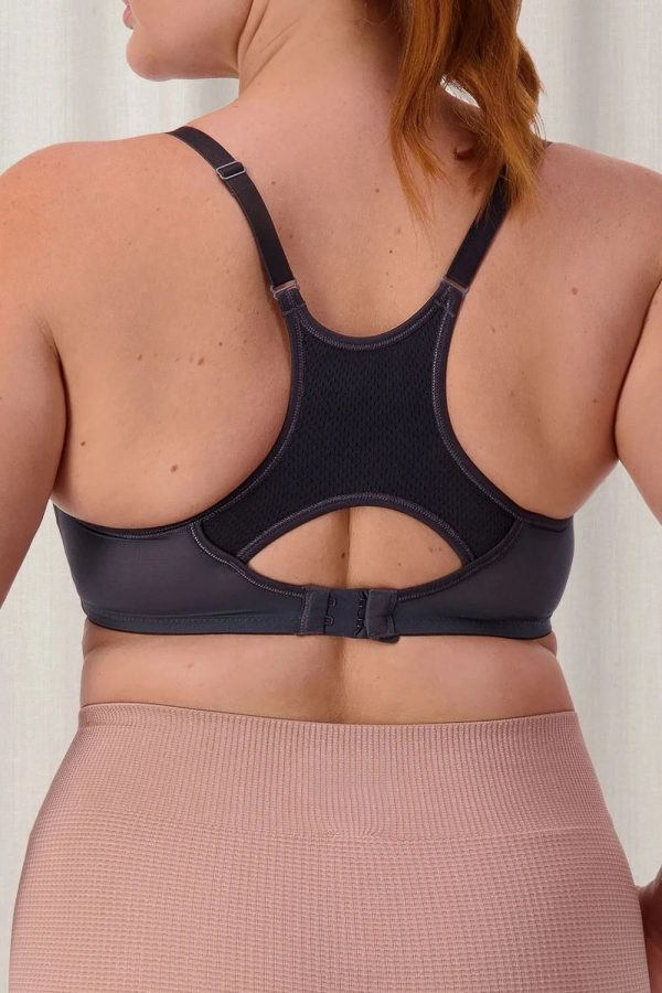 Triumph Triaction Racerback Sports Bras 2 Pack, Dark, Back View