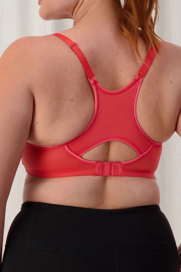 Triumph Triaction Racerback Sports Bras 2 Pack, Orange, Back View