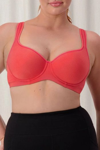Triumph Triaction Racerback Sports Bras 2 Pack, Orange, Front View