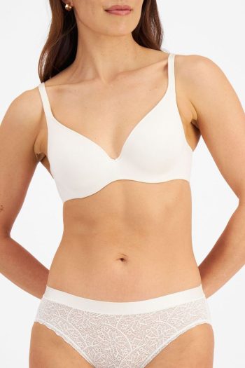 Berlei Barely There Contour Bra, Ivory, Front View