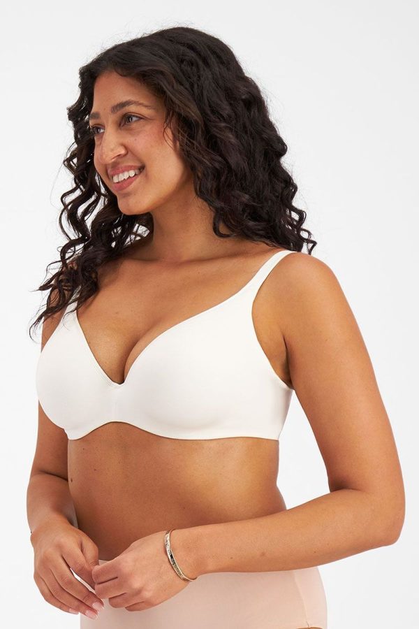 Berlei Barely There Contour Bra, Ivory, Side View