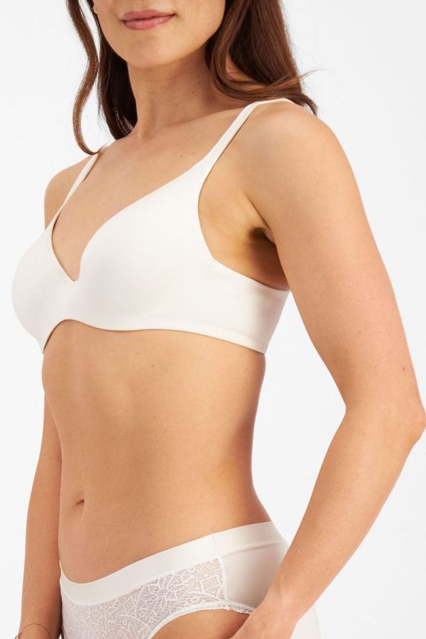 Berlei Barely There Contour Bra, Ivory, Side View