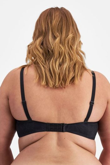 Berlei Lift and Shape T-Shirt Bra, Black, Regular Back View