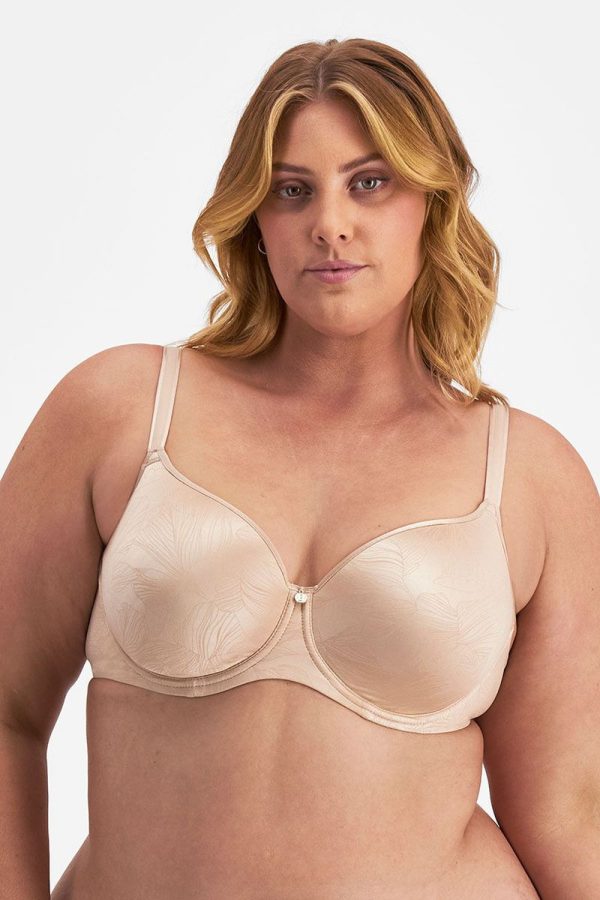 Berlei Lift and Shape T-Shirt Bra, Nude, Front View