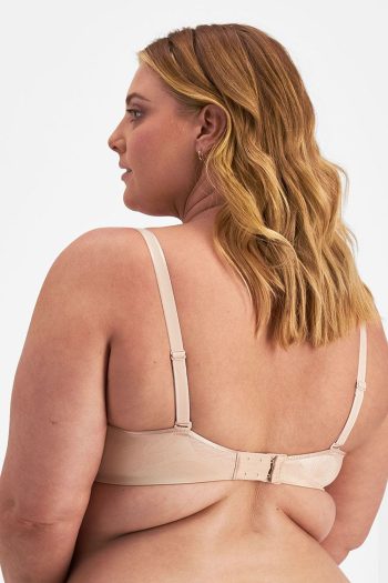 Berlei Lift and Shape T-Shirt Bra, Nude, Regular Back View