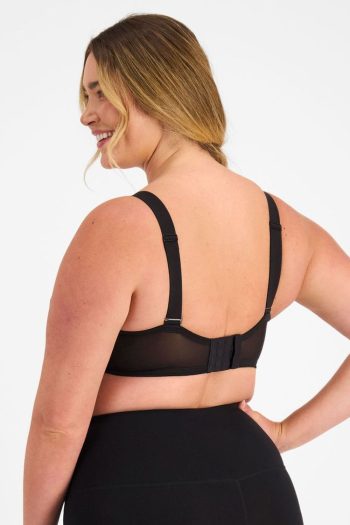 Berlei Shift Non-Padded Sports Bra, Black, Regular Back View