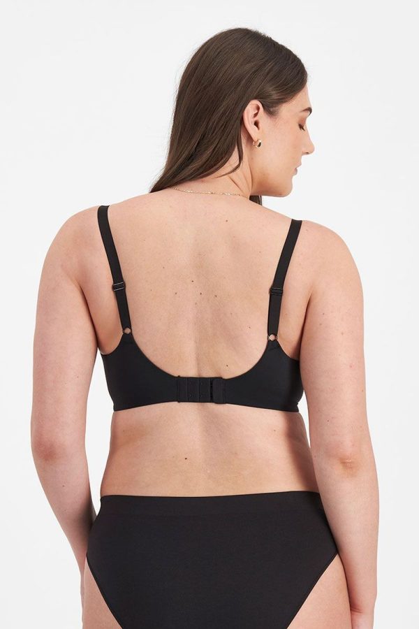Berlei Understate Full Coverage Bra, Black, Back View