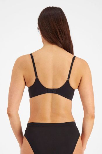 Berlei Understate Wirefree Bra, Black, Back View