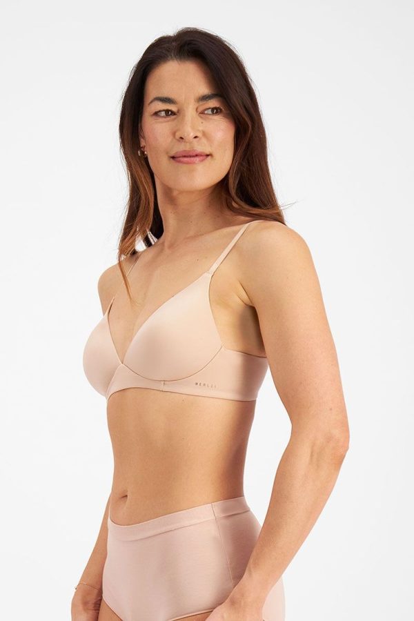 Berlei Understate Wirefree Bra, Nude, Side View