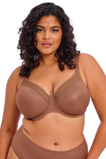 Elomi Smooth Moulded Non-Padded Bra, Clove, Front View
