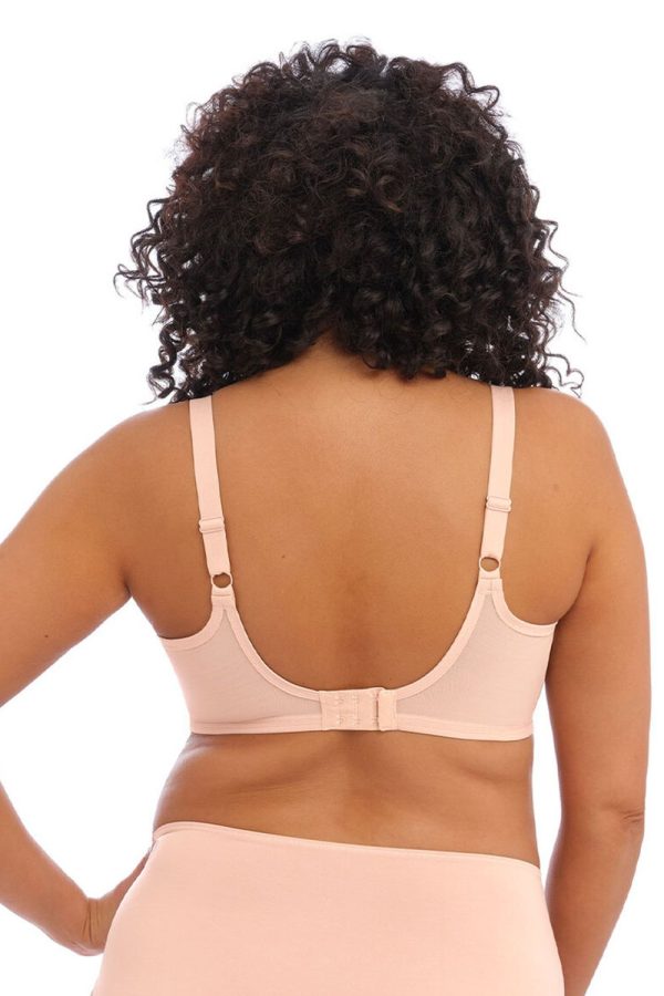 Elomi Smooth Moulded Non-Padded Bra, Sahara, Back View