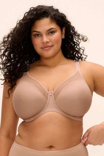 Elomi Smooth Moulded Non-Padded Bra, Sahara, Front View