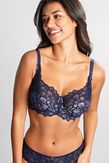 Panache Allure Full Cup Bra, Navy, Front View