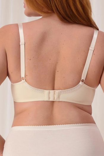 Triumph Gorgeous Luxury T-Shirt Bra, Teint, Back View
