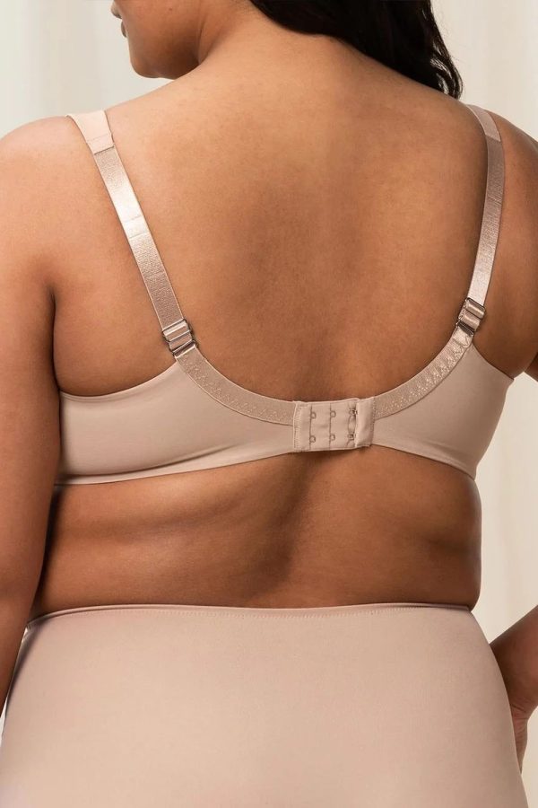 Triumph True Shape Sensation Minimiser Bra, Smooth Skin, Back View