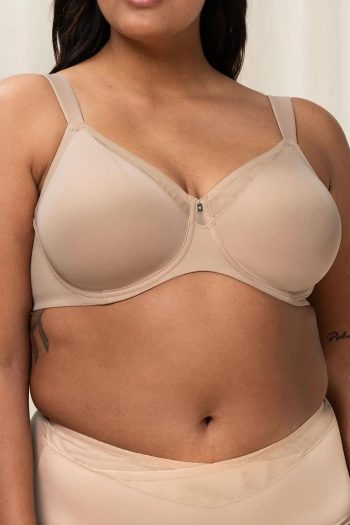 Triumph True Shape Sensation Minimiser Bra, Smooth Skin, Front View