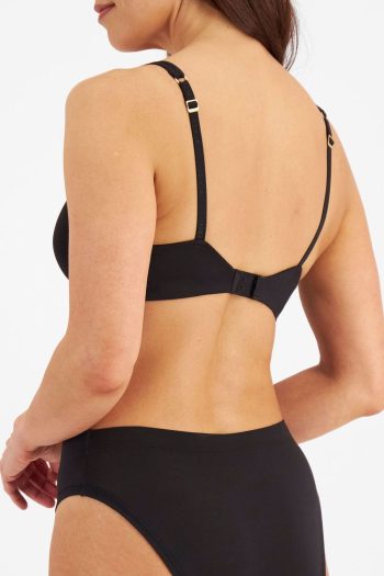 Berlei Barely There Contour Bra, Black, Back View