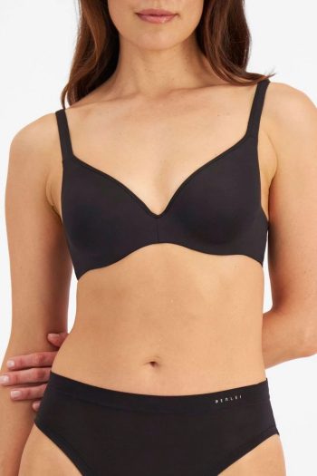 Berlei Barely There Contour Bra, Black, Front View