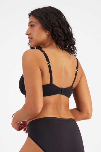 Berlei Barely There Luxe Contour Bra, Black, Back View