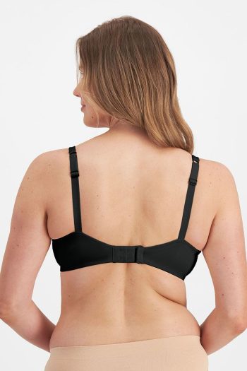 Berlei Barely There Wirefree Bra, Black, Back View
