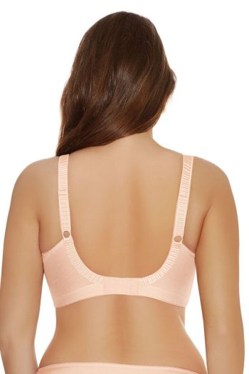 Elomi Cate Wirefree Bra, Latte, Back View