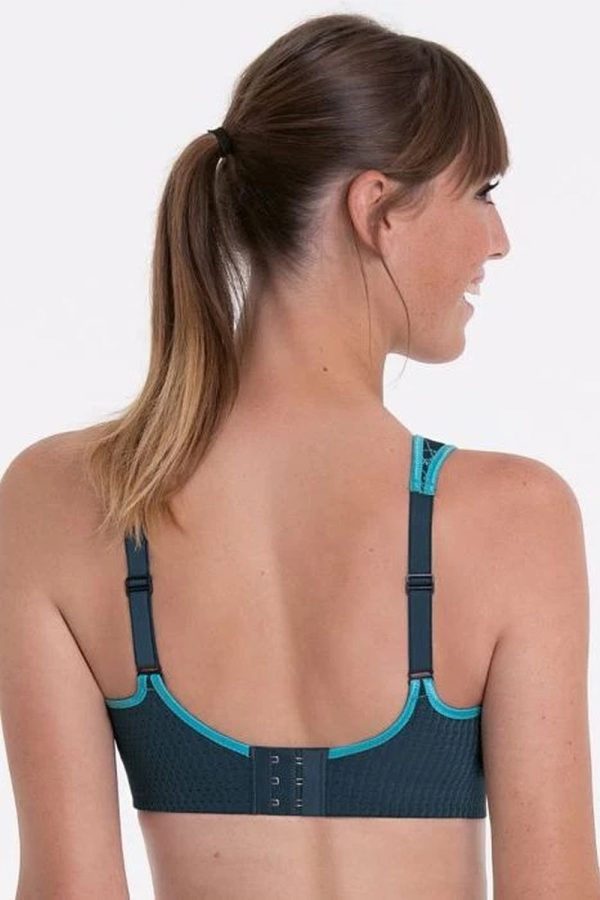 Anita Active Air Control Delta Pad Sports Bra, Flower Vibes, Back View