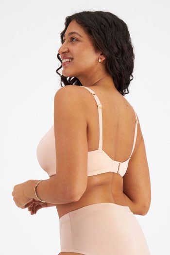 Berlei Barely There Contour Bra, Cream Blush, Back View