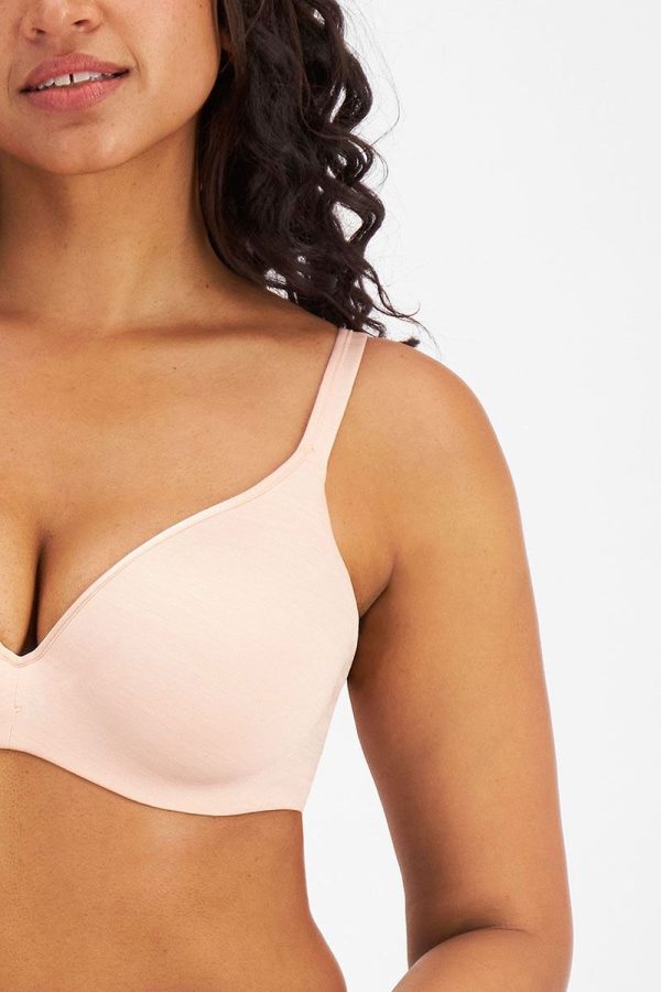 Berlei Barely There Contour Bra, Cream Blush, Close Up View