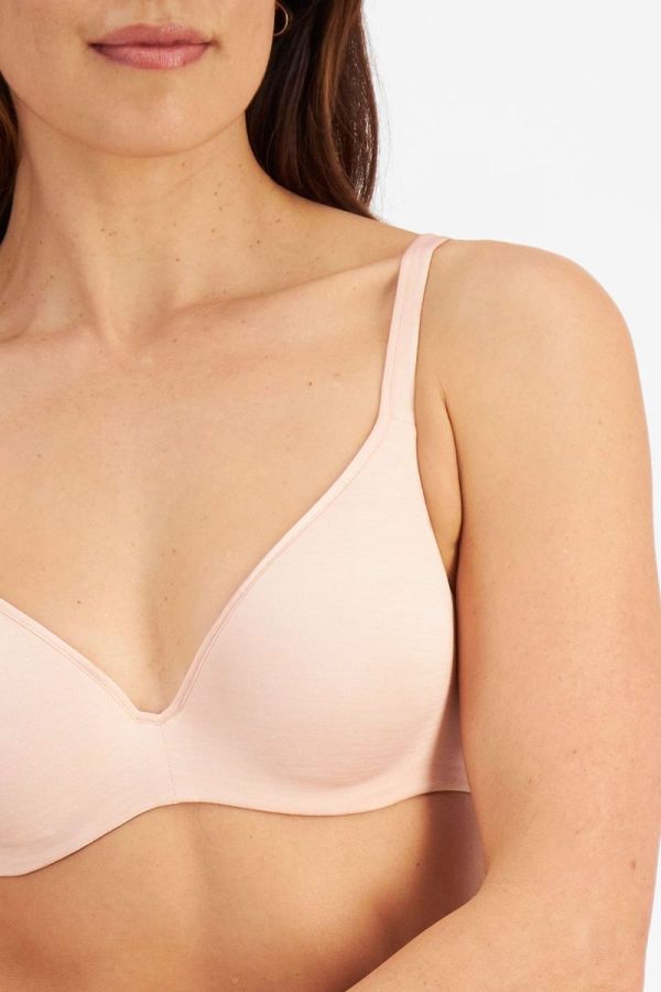 Berlei Barely There Contour Bra, Cream Blush, Close Up View