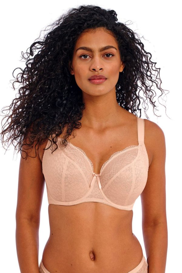 Freya Fancies Balcony Bra, Natural Beige, Front View
