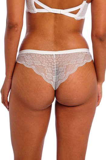 Freya Fancies Brazilian, White, Back View