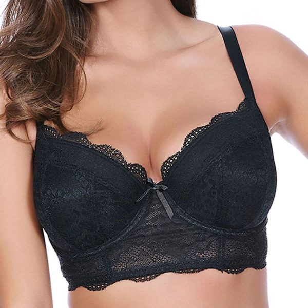 Freya Fancies Longline Bra - Black - Image 3