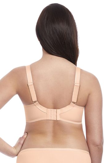 Freya Starlight Side Support Bra, Caramel, Back View