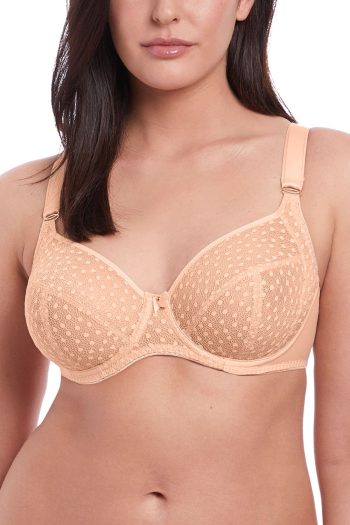 Freya Starlight Side Support Bra, Caramel, Front View